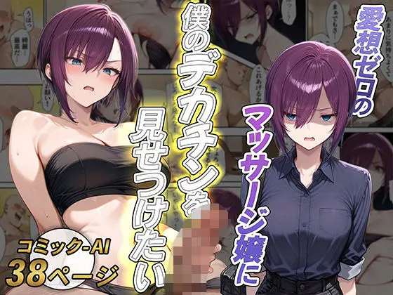 愛想ゼロのマッサージ嬢に僕のデカチンを見せつけたい(しらかばさん)